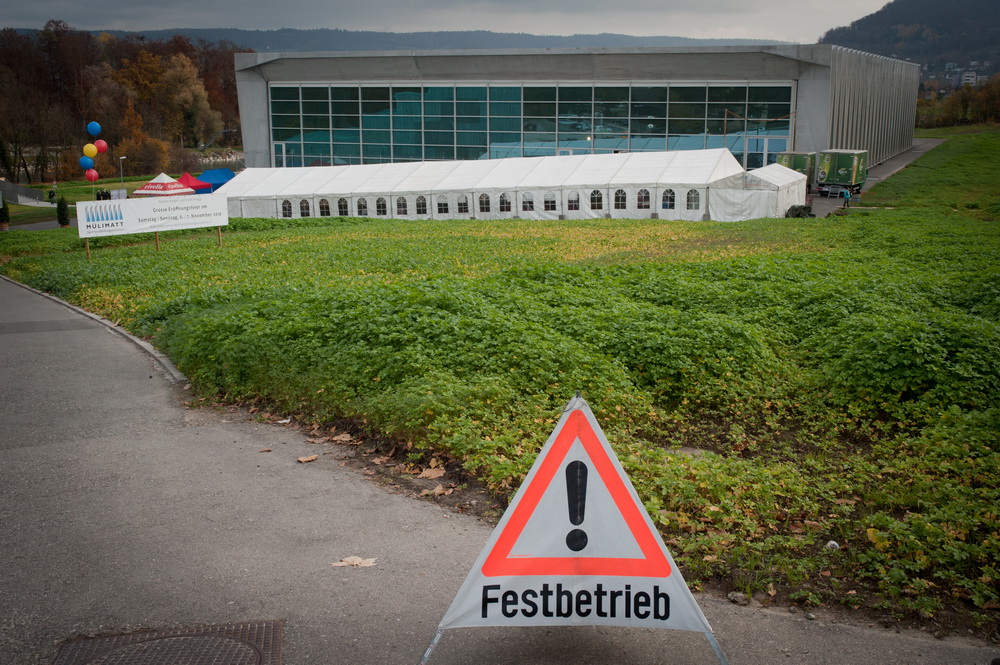 Einweihung des neu gebauten Sportausbildungszentrum Mülimatt in Windisch am 06.11.2010.
